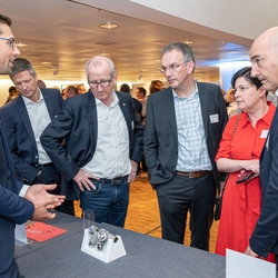 The inventors of Endress+Hauser present their developments at the annual Innovators' Meeting.